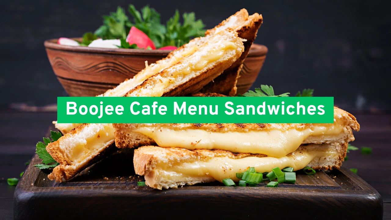 Boojee Cafe Menu Sandwiches