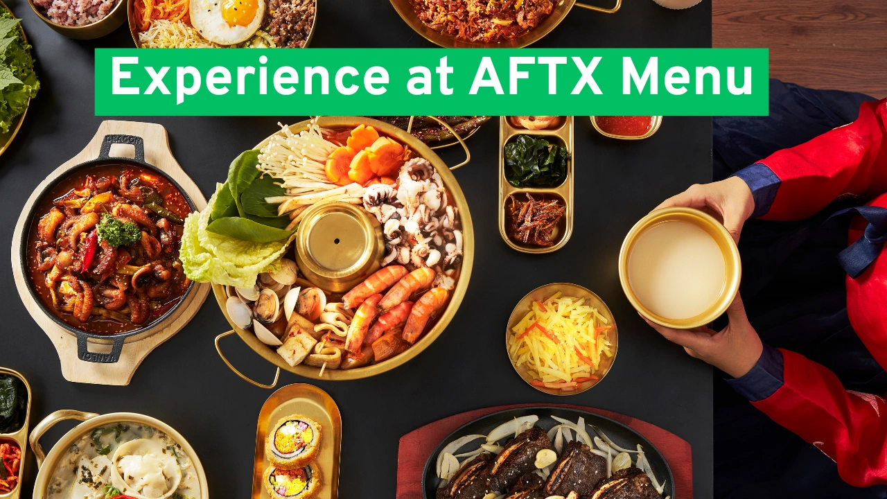 Experience at AFTX Menu