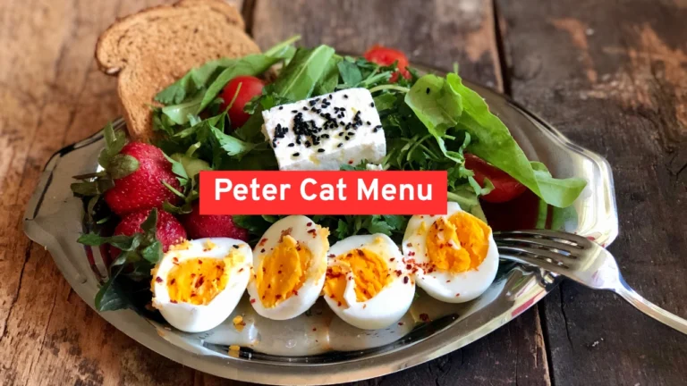 Peter Cat Menu