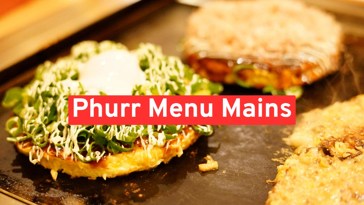 Phurr Menu Mains