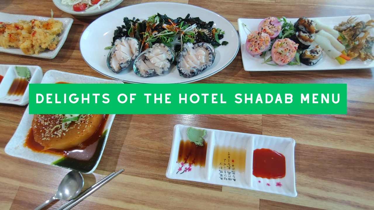 Delights of the Hotel Shadab Menu