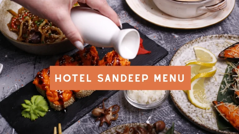 Hotel Sandeep Menu