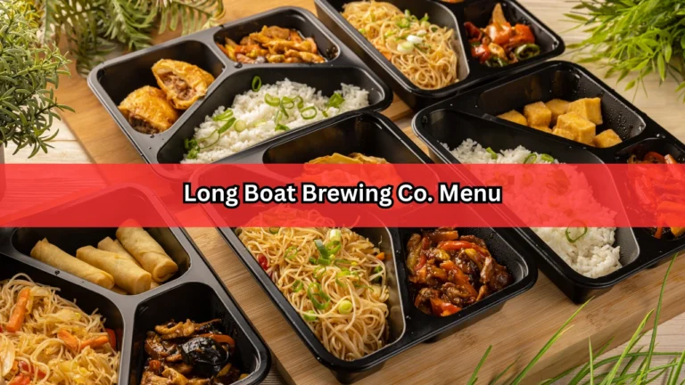 Long Boat Brewing Co. Menu