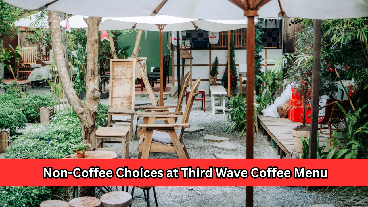Non-Coffee Choices at Third Wave Coffee Menu