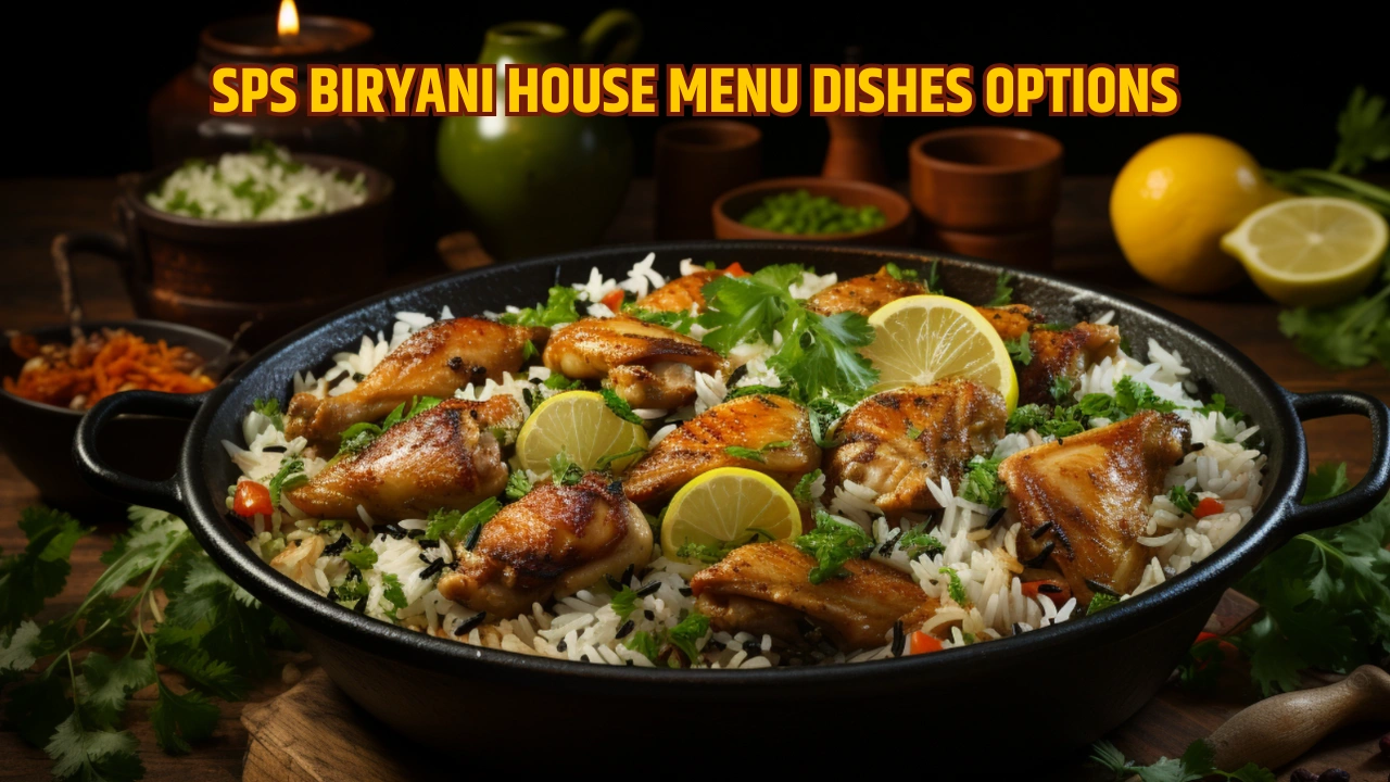 SPs Biryani House Menu Dishes Options