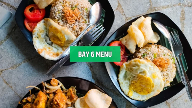 bay 6 menu