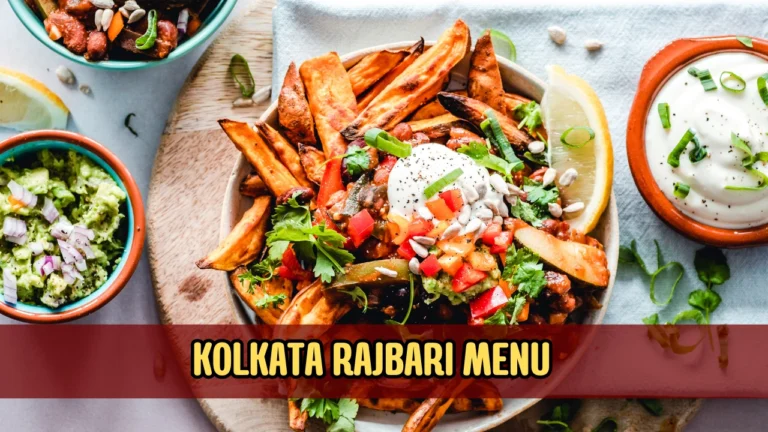 kolkata rajbari menu