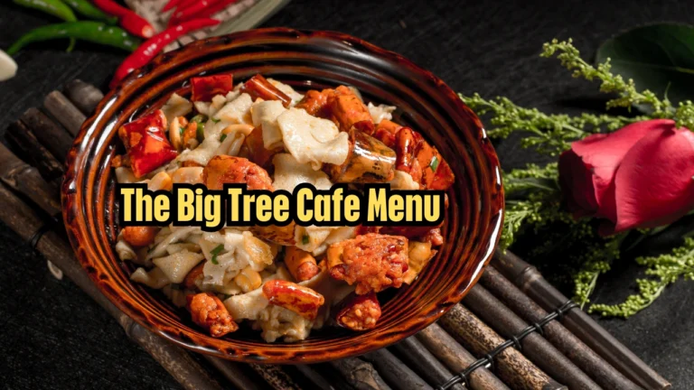the big tree cafe menu
