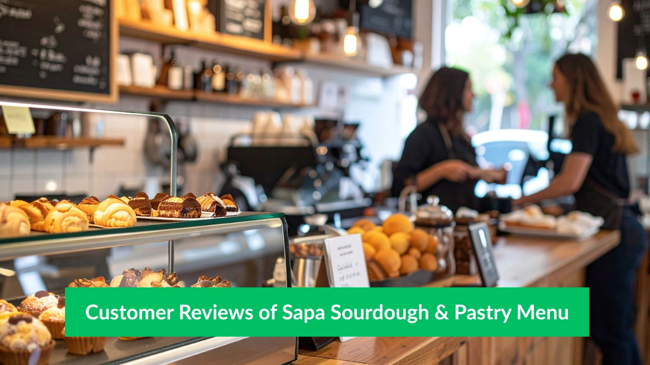 Customer Reviews of Sapa Sourdough & Pastry Menu
