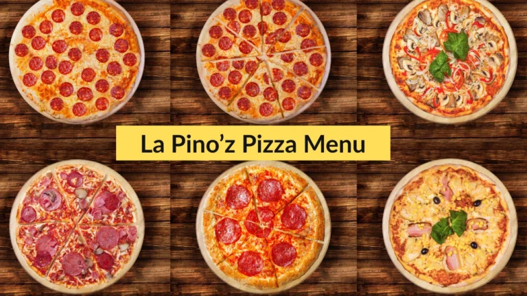 La Pino’z Pizza Menu