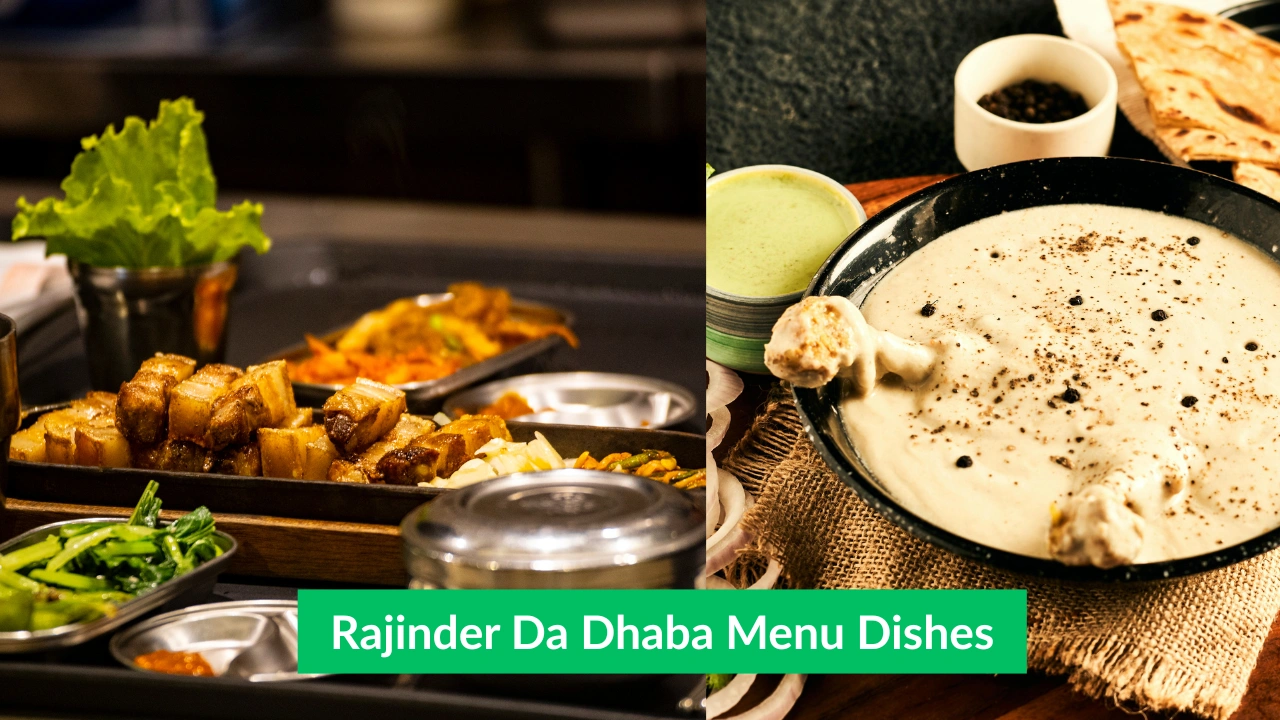 Rajinder Da Dhaba Menu Dishes