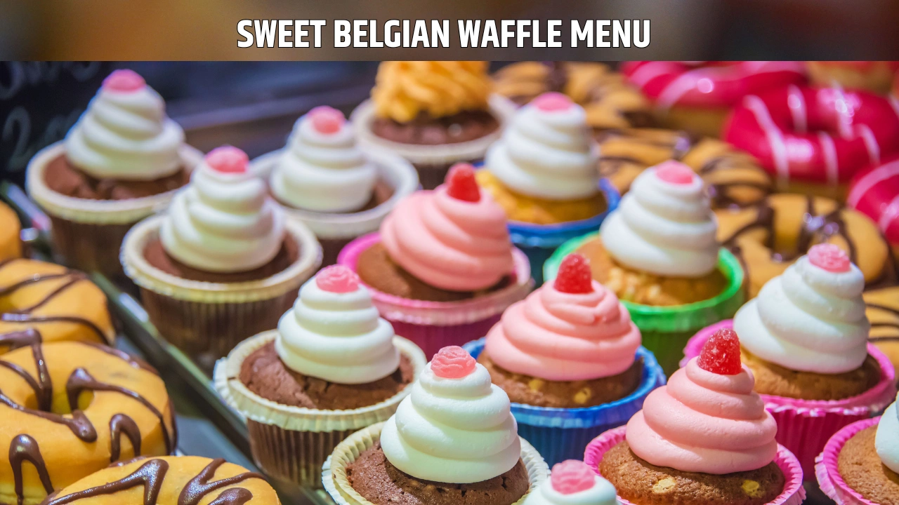 Sweet Belgian Waffle Menu