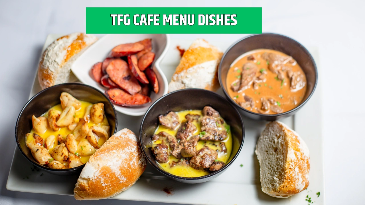 TFG Cafe Menu Dishes
