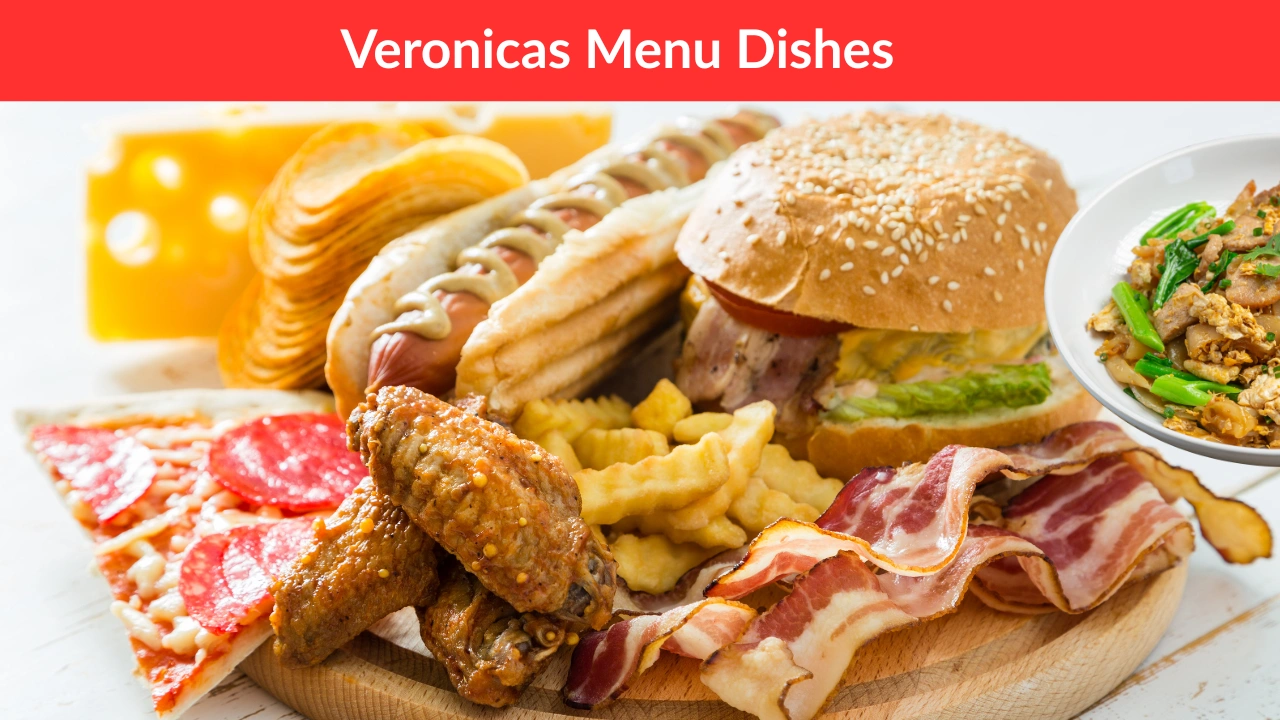 Veronicas Menu Dishes