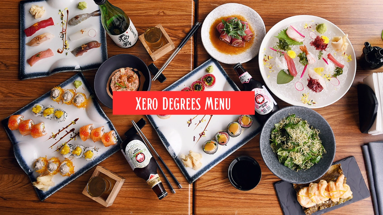 Xero Degrees Menu