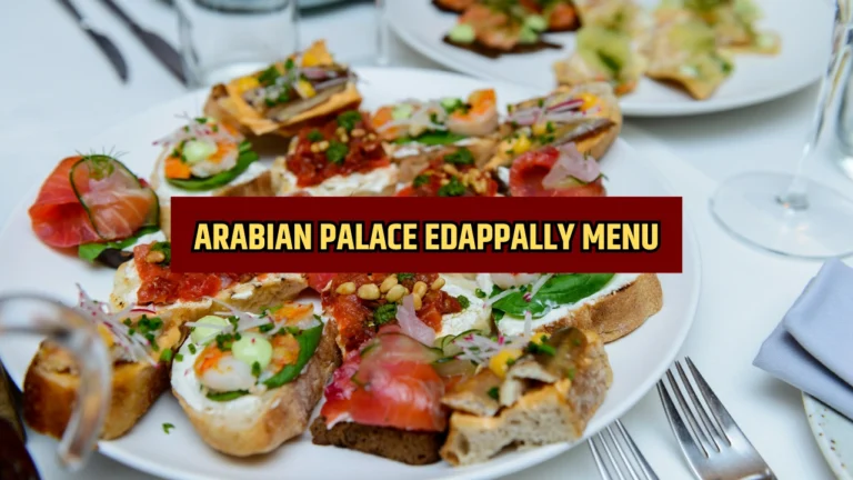 arabian palace edappally menu