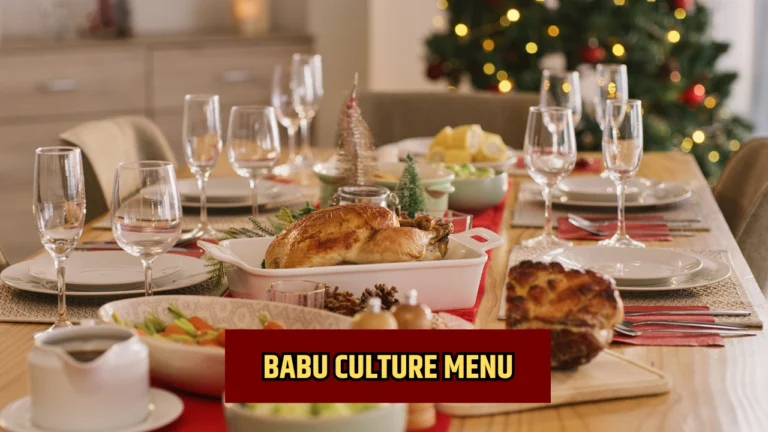babu culture menu