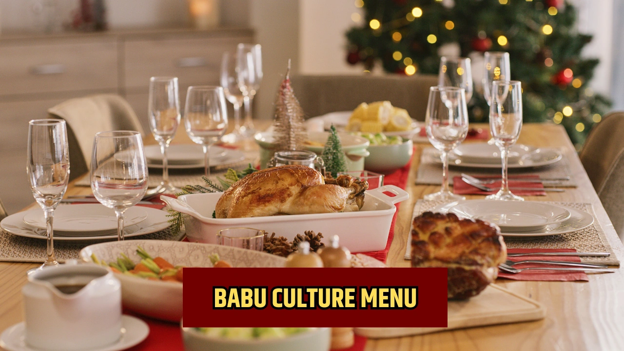 babu culture menu