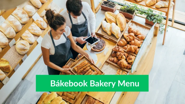 bákebook bakery menu