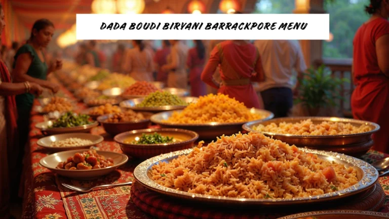 dada boudi biryani barrackpore menu