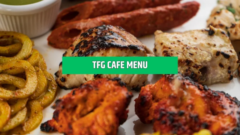 tfg cafe menu