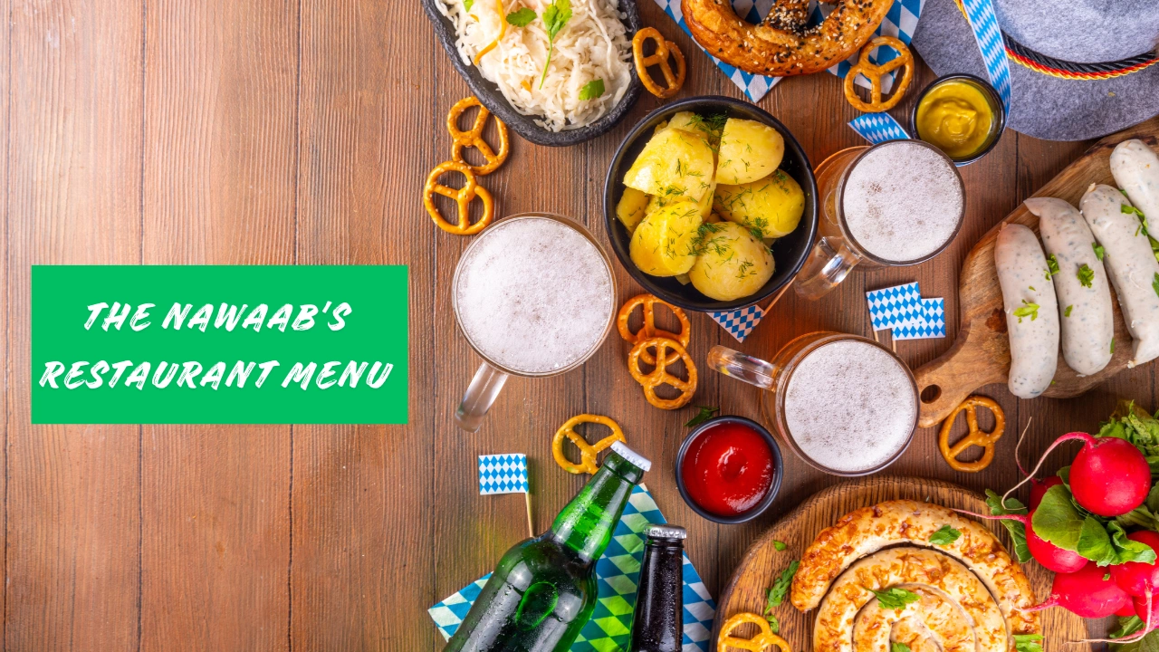 the nawaab's restaurant menu