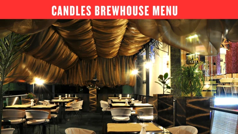 Candles Brewhouse Menu