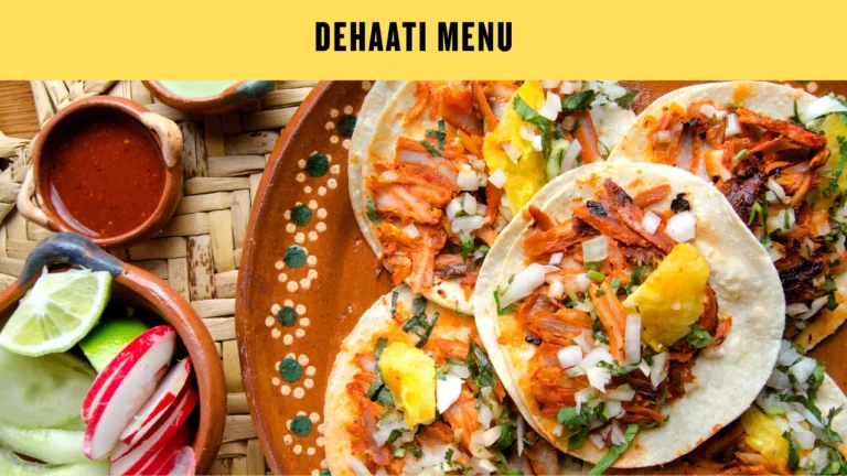 Dehaati Menu