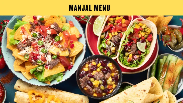 Manjal menu
