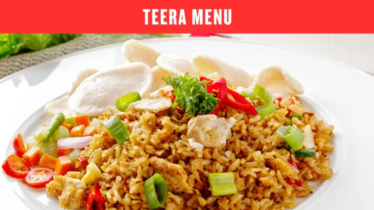 Teera Menu