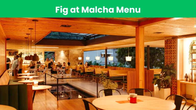 fig at malcha menu