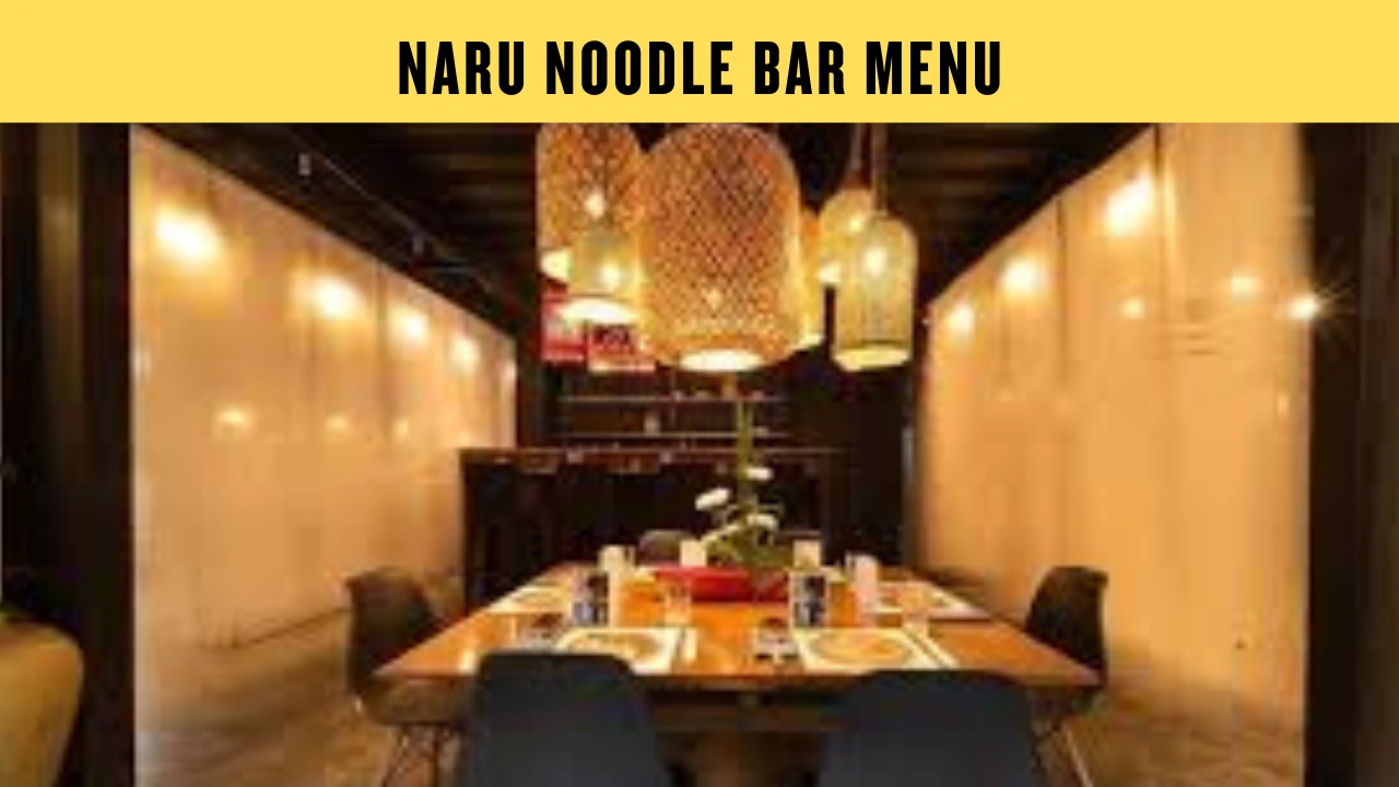 naru noodle bar menu
