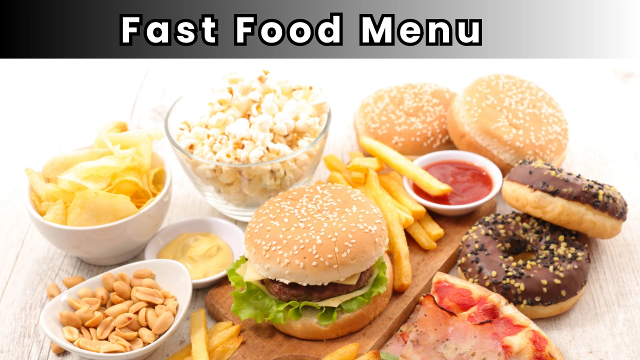 Fast Food Menu