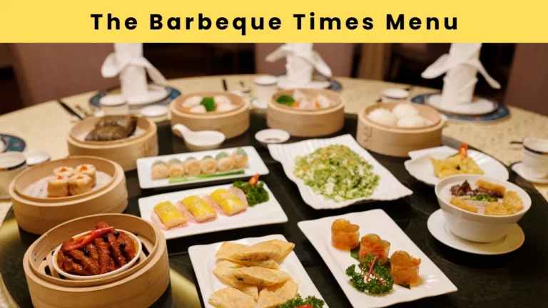 the barbeque times menu