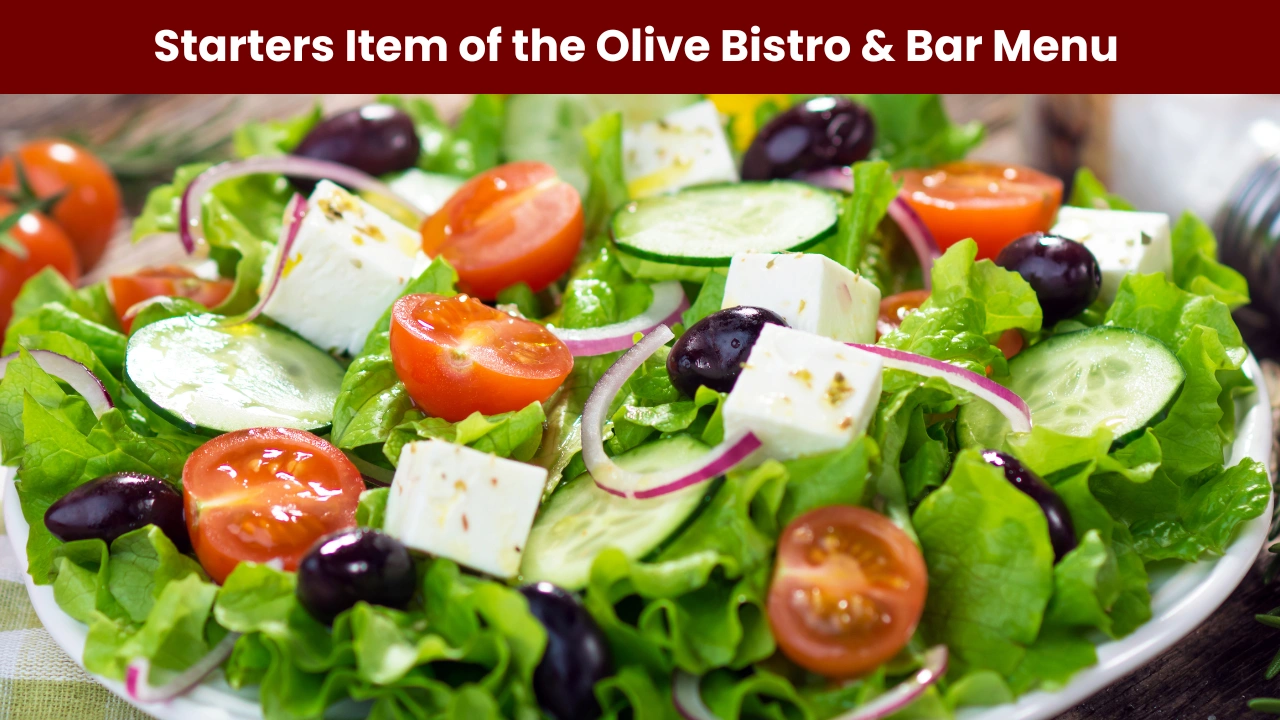 Starters Item of the Olive Bistro & Bar Menu