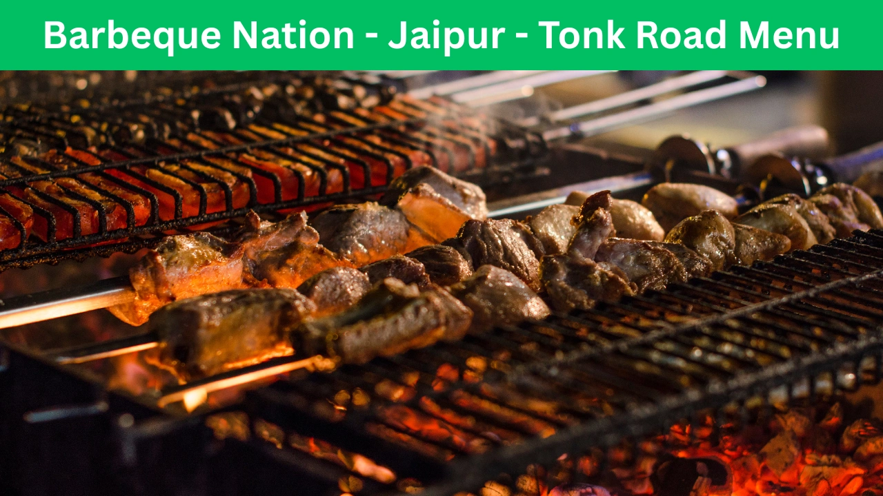 barbeque nation - jaipur - tonk road menu
