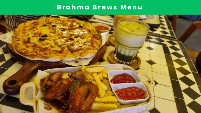 Brahma Brews Menu