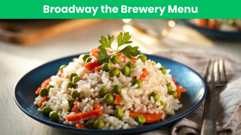 broadway the brewery menu