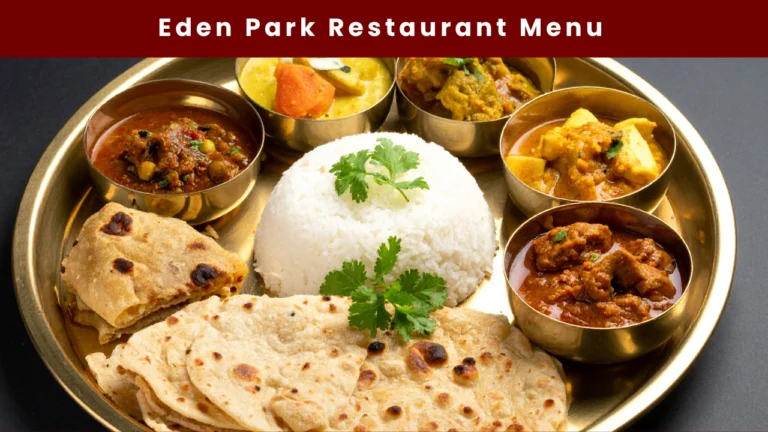 eden park restaurant menu