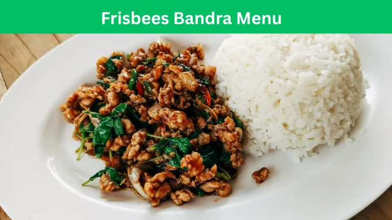 frisbees bandra menu