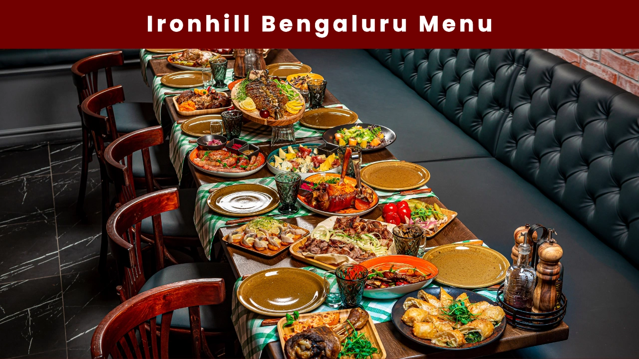 ironhill bengaluru menu