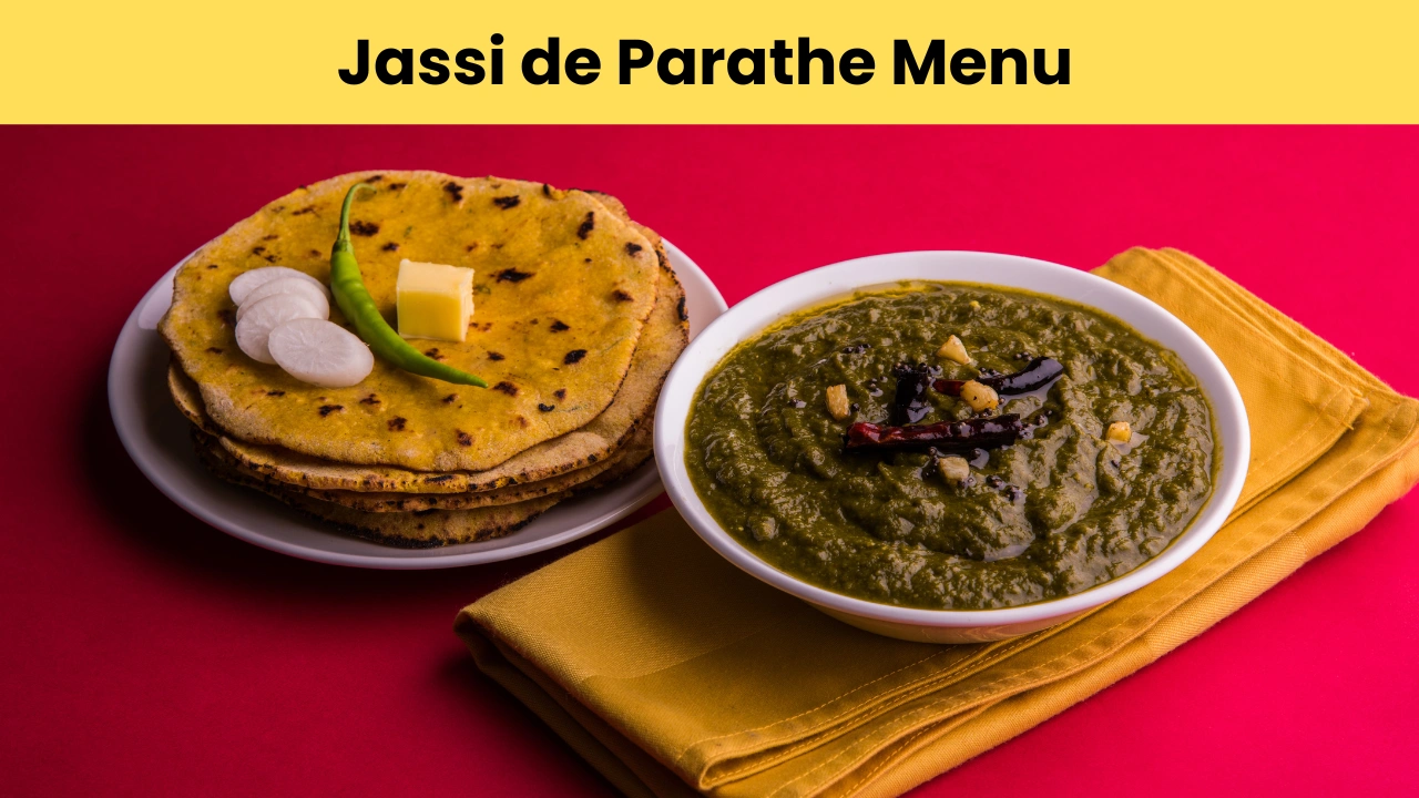 jassi de parathe menu