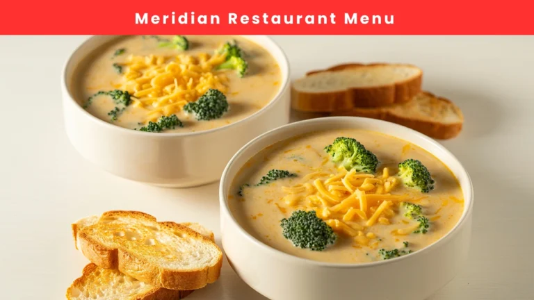 meridian restaurant menu