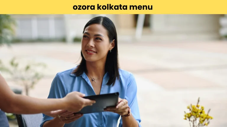 ozora kolkata menu