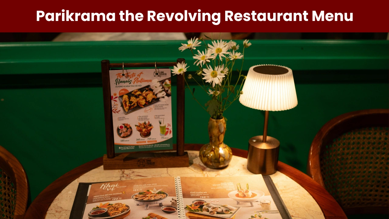 parikrama the revolving restaurant menu