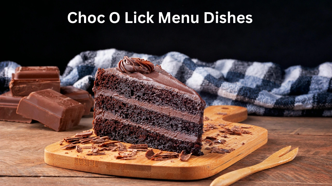 Choc O Lick Menu Dishes