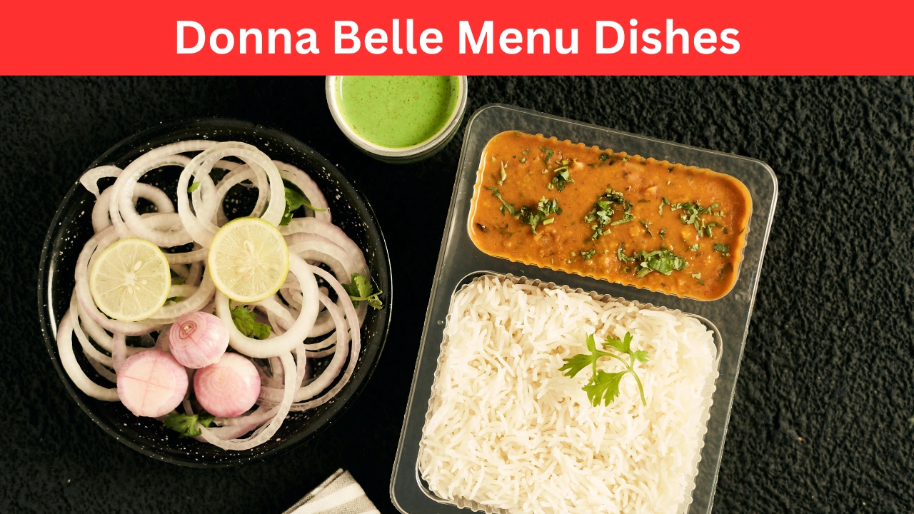 Donna Belle Menu Dishes
