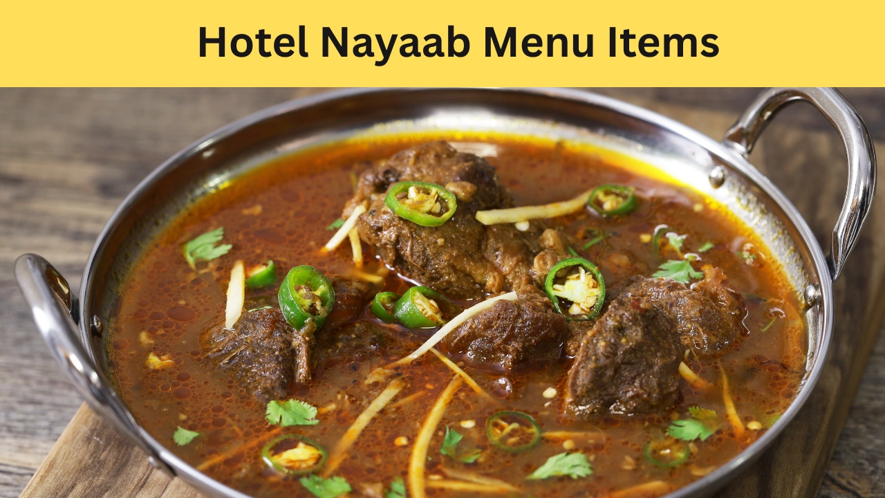 Hotel Nayaab Menu Items