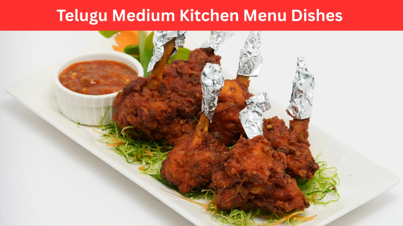 Telugu Medium Kitchen Menu Dishes