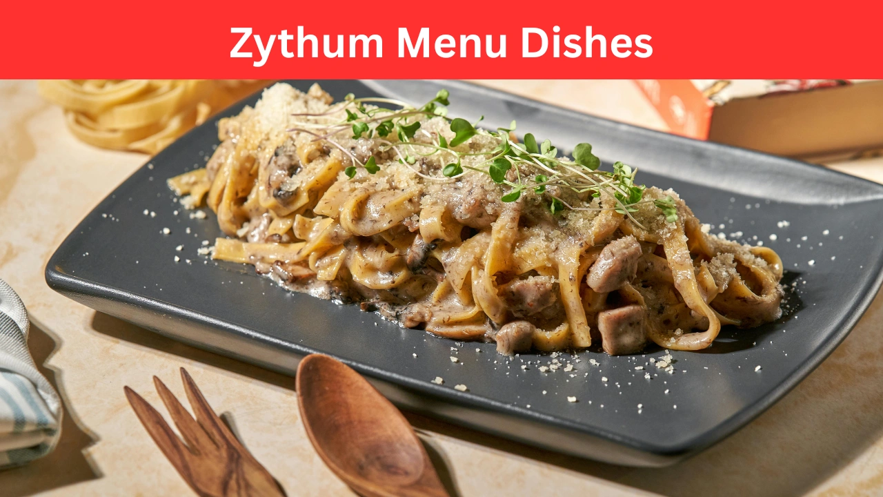 Zythum Menu Dishes
